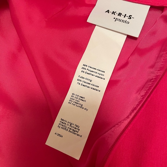 Akris Punto poppy pink Skirt Size 8.  Excellent condition - Picture 5 of 6